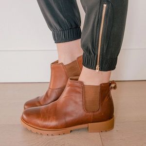 SOREL EMELIE II hazelnut gum 2 chelsea WATERPROOF Boots size 7